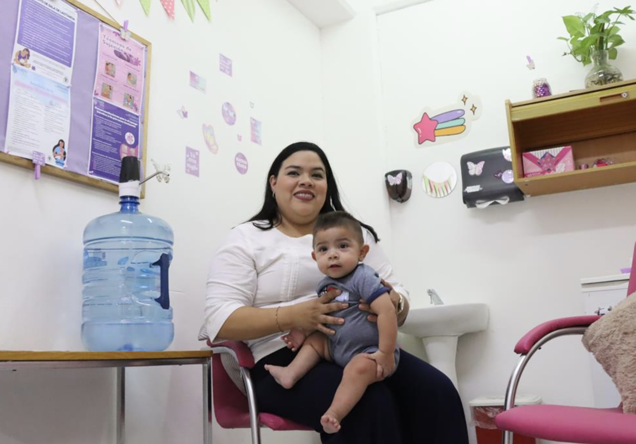 Autoridades de la Uady inauguraron hace unos días un lactaría en el servicio médico de la casa de estudios.- Foto de la Uady