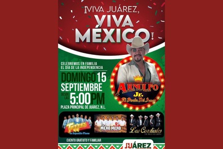 El municipio de Juárez celebrará la Independencia con una gran fiesta