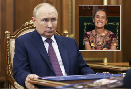 Vladimir Putin no asistirá a toma de posesión de Claudia Sheinbaum