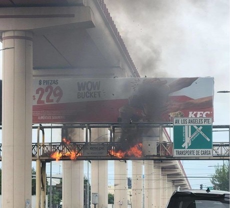 Incendia persona en situación de calle puente peatonal de Félix U. Gómez