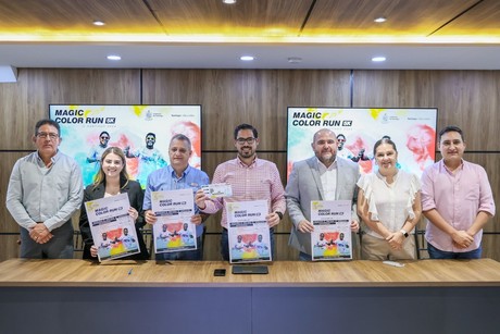 Anuncia David de la Peña la 'Magic Color Run 2024' en Santiago