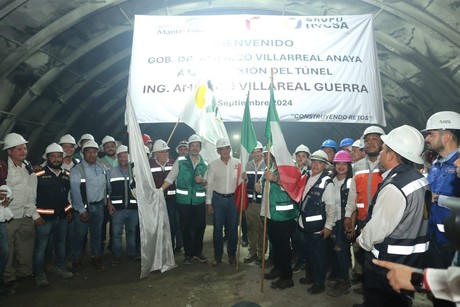 Atestigua Américo conexión de túnel en autopista Mante-Ocampo-Tula