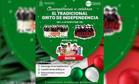 ¡Celebra el Grito de Independencia en Pesquería con música y diversión!