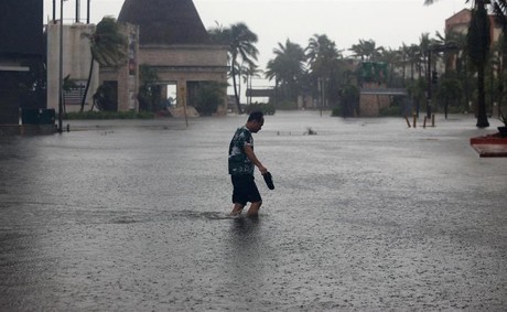 Huracán 'Helene' deja daños materiales en Quintana Roo