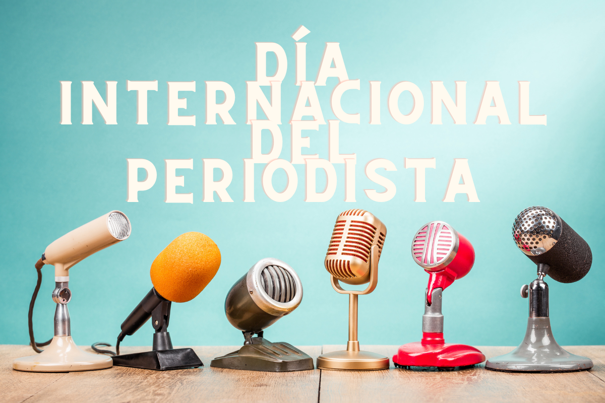 En este Día Internacional del Periodista, celebramos y agradecemos el incansable trabajo de los profesionales de los medios de comunicación. Foto: CANVA.