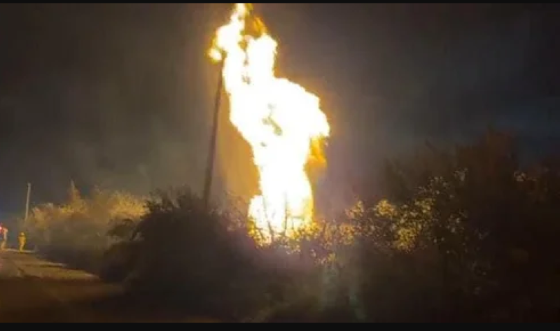 Confirman explosión de un ducto de Pemex en Altamira. Foto. SPRInforma