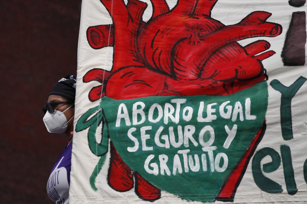 Manifestación para la despenalización del aborto. Foto de redes.