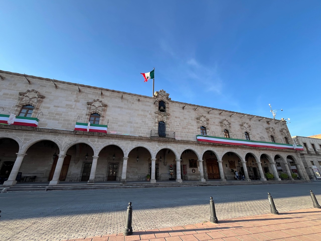 Todo esta listo para la celebración de las Fiestas Patrias del 15 de Septiembre. Foto: Isaura Retana.