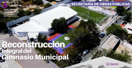 García impulsa el desarrollo juvenil con la remodelación del gimnasio municipal