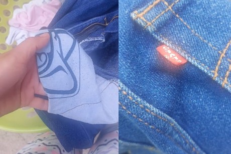 Mujer compra pantalones Levi's y resultan ser Elvi's: bolsas eran del IMSS