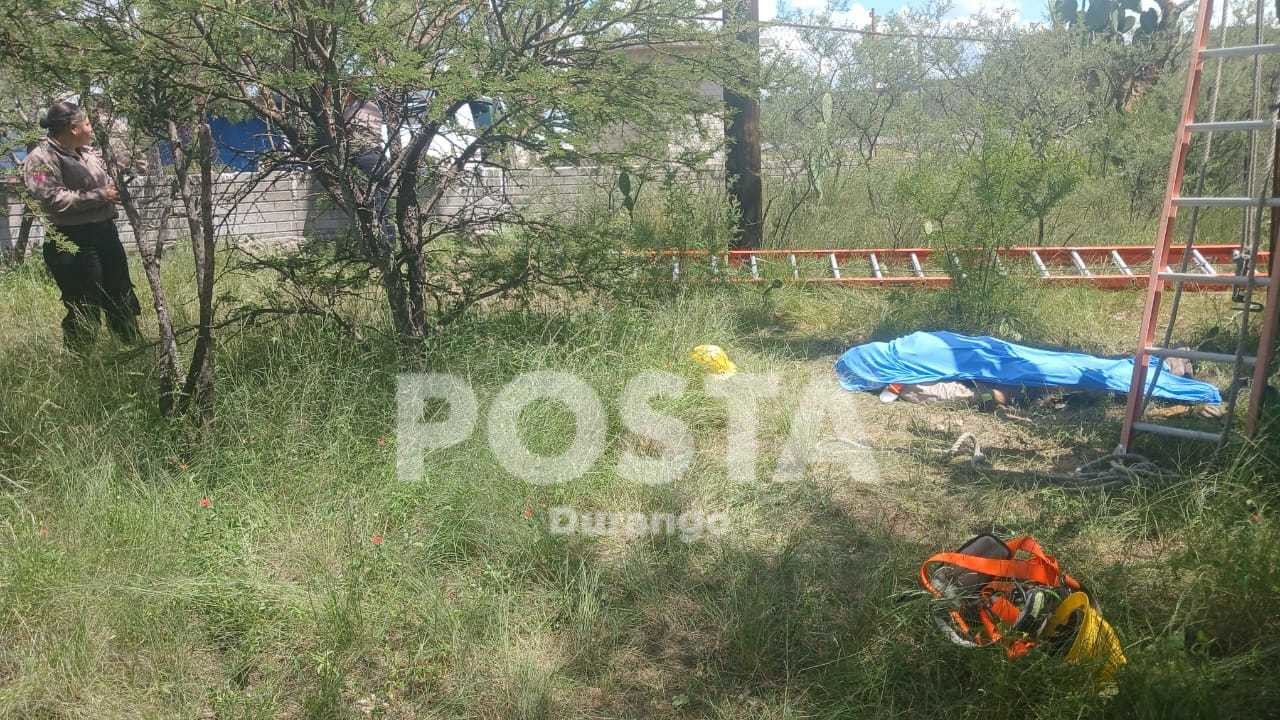 Un hombre de 33 años de edad se electrocuta y muere en Tepehuanes, Durango, al realizar trabajos propios de su oficio de electricista. Foto: Especial.