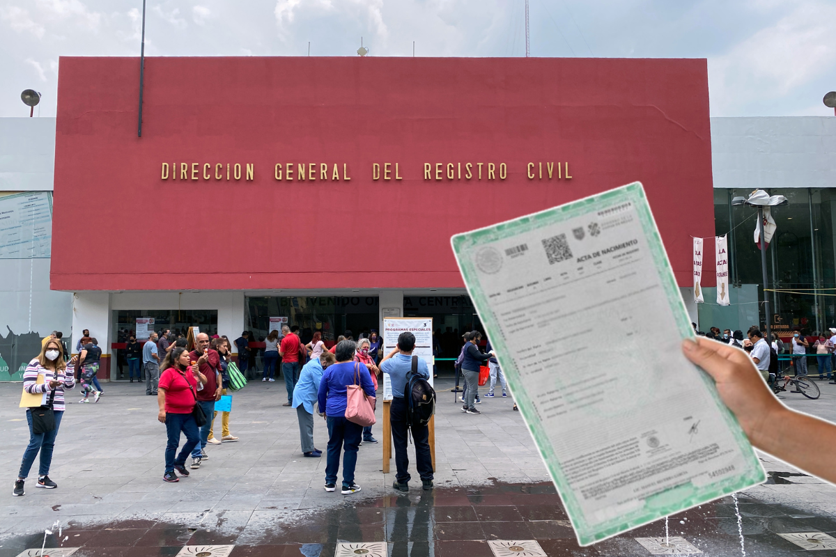 Dirección General de Registro Civil en la CDMX.   Foto: Especial