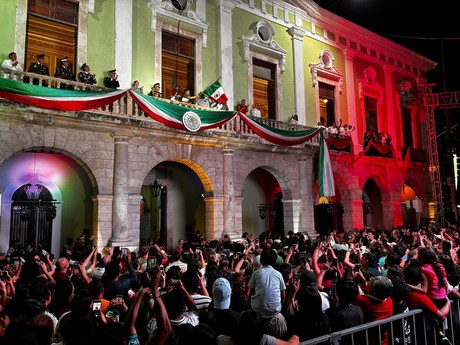 ¡Viva México! Así se vivió el Grito de Independencia desde Mérida