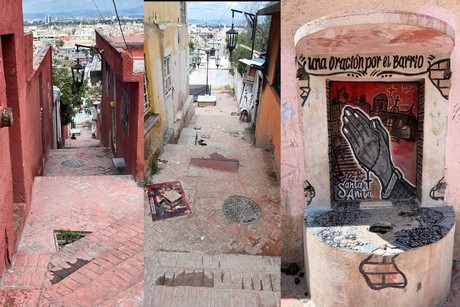 En completo olvido el 'Callejón del Beso' de Saltillo