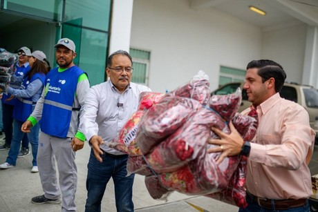 Escobedo y Salinas Victoria unidos en la ayuda tras las lluvias