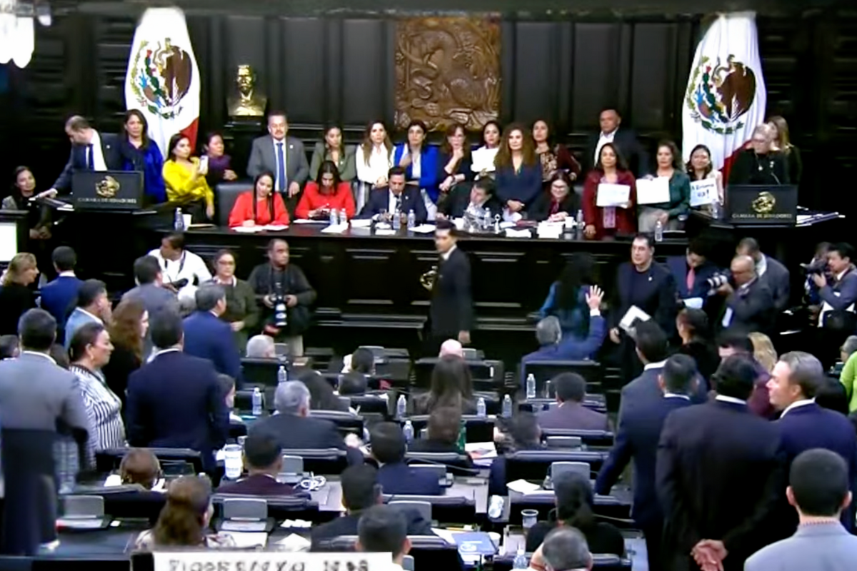 Senadores aprueban reforma al Poder Judicial. Foto: SS de @senadomexico