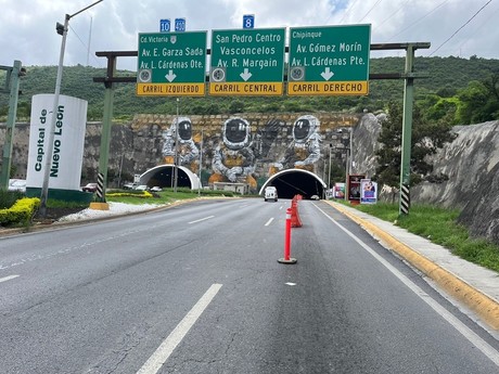 Reabren carriles en ambos sentidos de Túnel Loma Larga