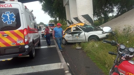 Pareja fallece en accidente en la México-Pirámides