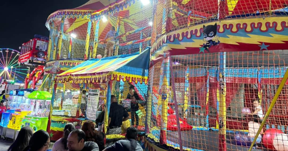 Altercado en el área de brincolines de la Feria de Torreón / Foto: Redes Sociales