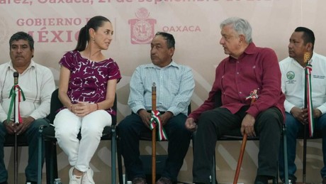 Claudia Sheinbaum promete más caminos artesanales en Oaxaca (VIDEO)