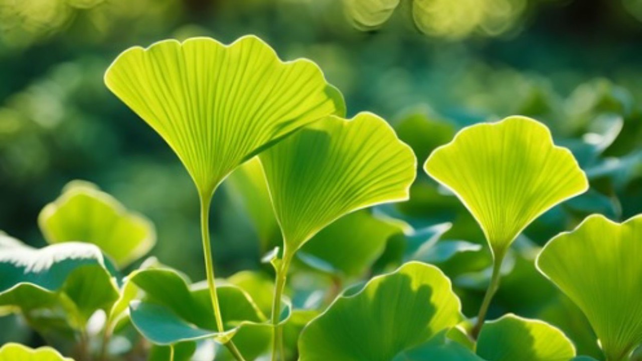 ginkgo biloba, un árbol originario de China con notables propiedades beneficiosas para la salud. Foto: Canva.