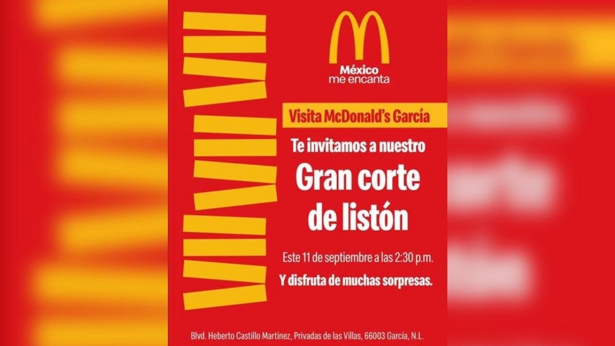 McDonald's llega a García con la inauguración de su primera sucursal