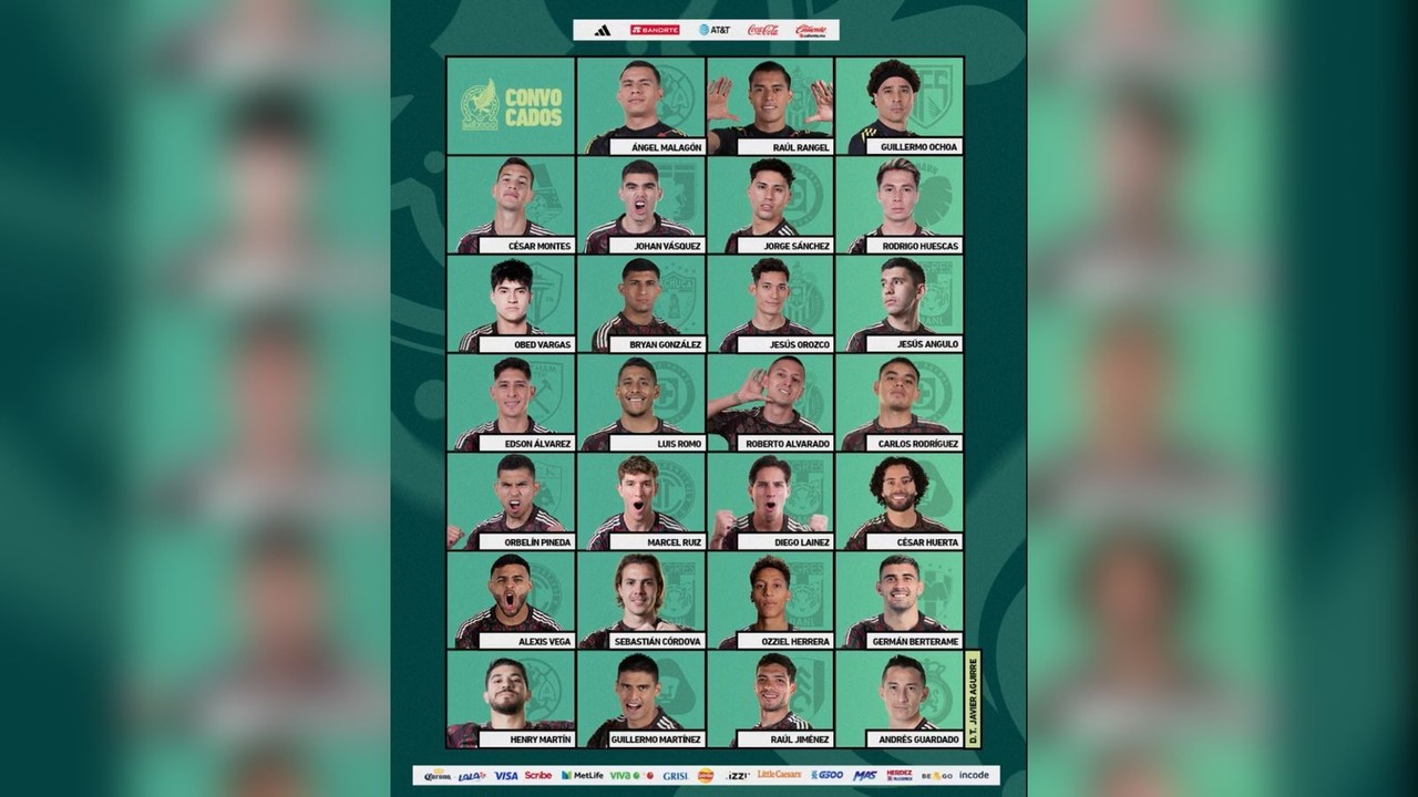 La Selección Mexicana ha convocado a cuatro jugadores de Tigres para enfrentar a Valencia y Estados Unidos en octubre. Foto: @miseleccionmx en  X.