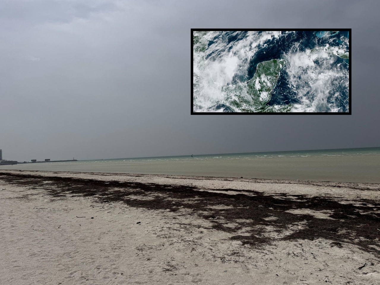 Durante esta jornada las temperaturas máximas estarán entre 30 a 34 grados centígrados.- Foto de Meteorología Yucatán