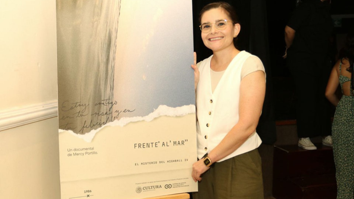 Mercy Portillo, directora del documental Frente al mar Foto: Cortesía