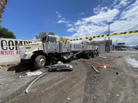 Fallece trabajador en accidente en el Bulevar Vito Alessio Robles