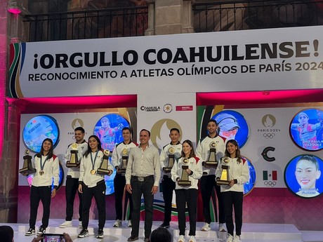 ¡Orgullo coahuilense! Reconocen a atletas que compitieron en París 2024