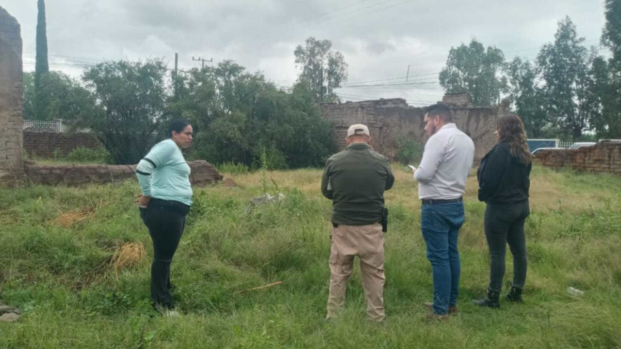 Encuentran a un adulto mayor muerto en una pileta del poblado J. Refugio Salcido.  Foto: Especial.