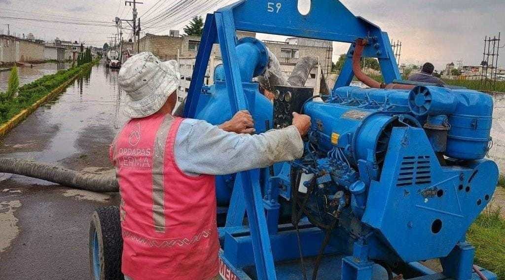 Lerma presenta nuevo proyecto contra inundaciones. Foto: RRSS