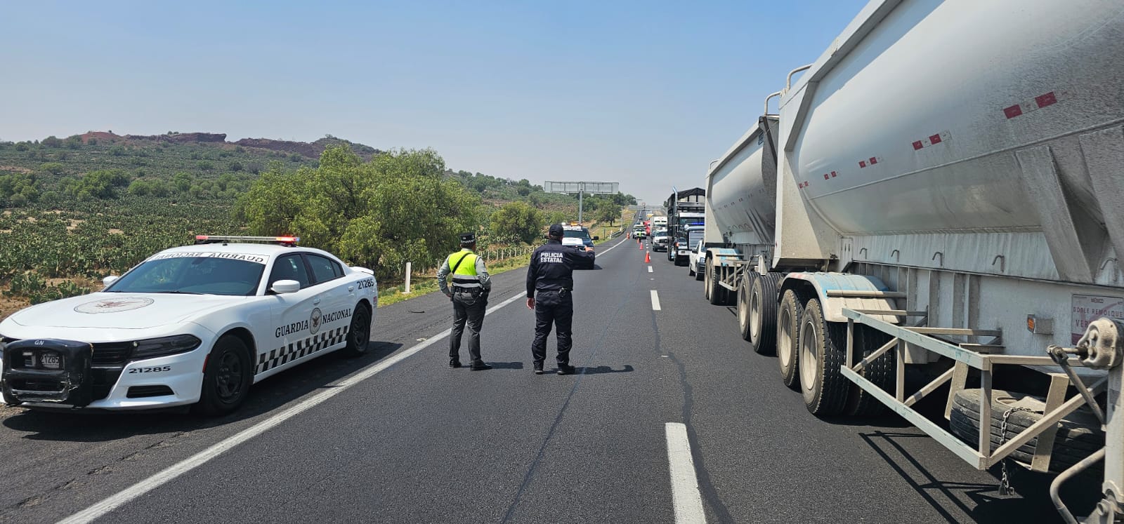 Llega el operativo Blindaje Carretero a la autopista México-Tulancingo. Foto: SSEM 