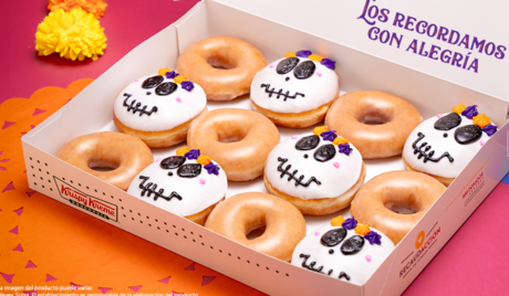 'Dona Katrina': lo nuevo de Krispy Kreme por 'Día de Muertos 2024'