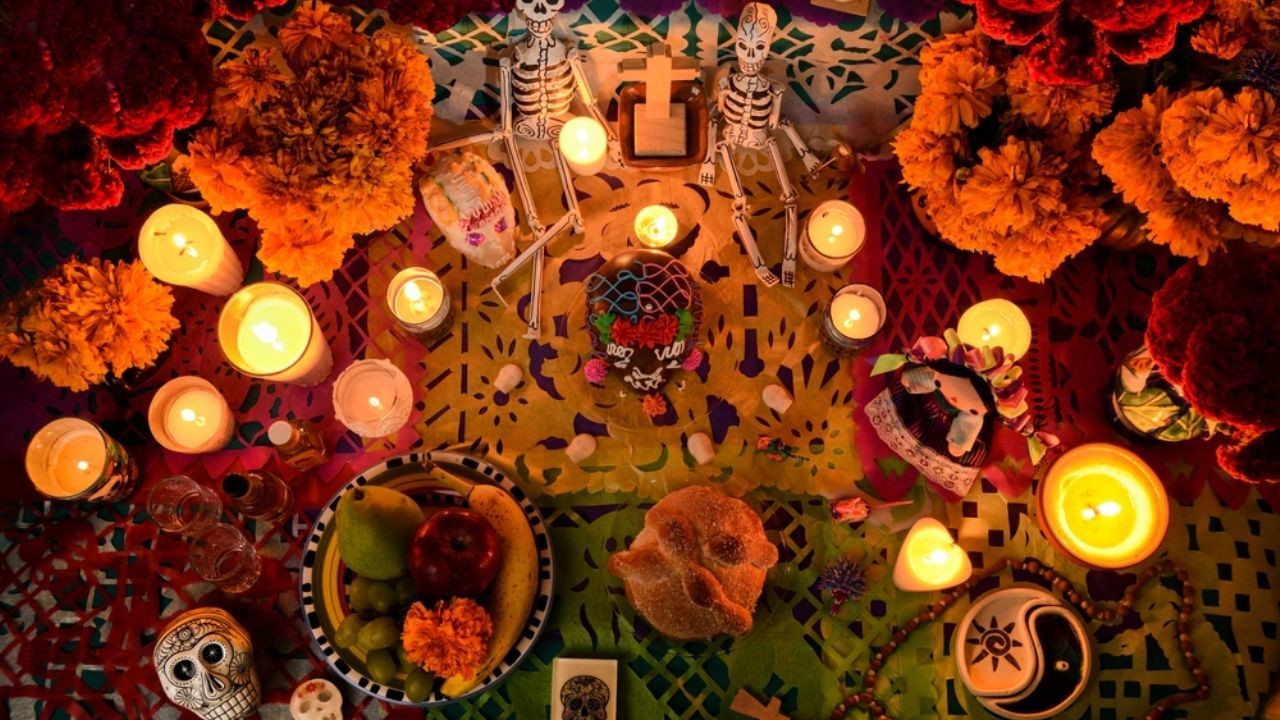 Altar de muertos en Yucatán, Hanal Pixán. Foto: Redes sociales