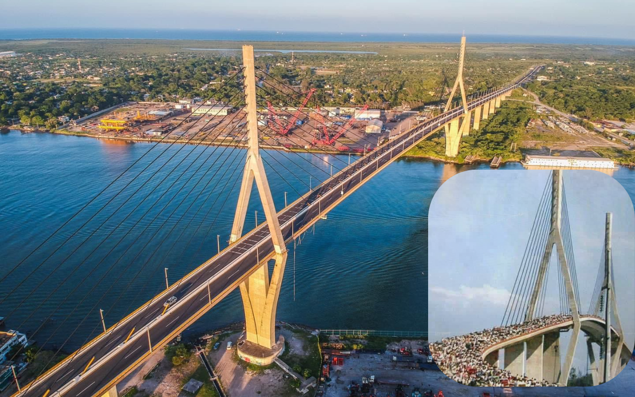 Puente Tampico 36 años de su inauguración. Foto: Axel Hassel