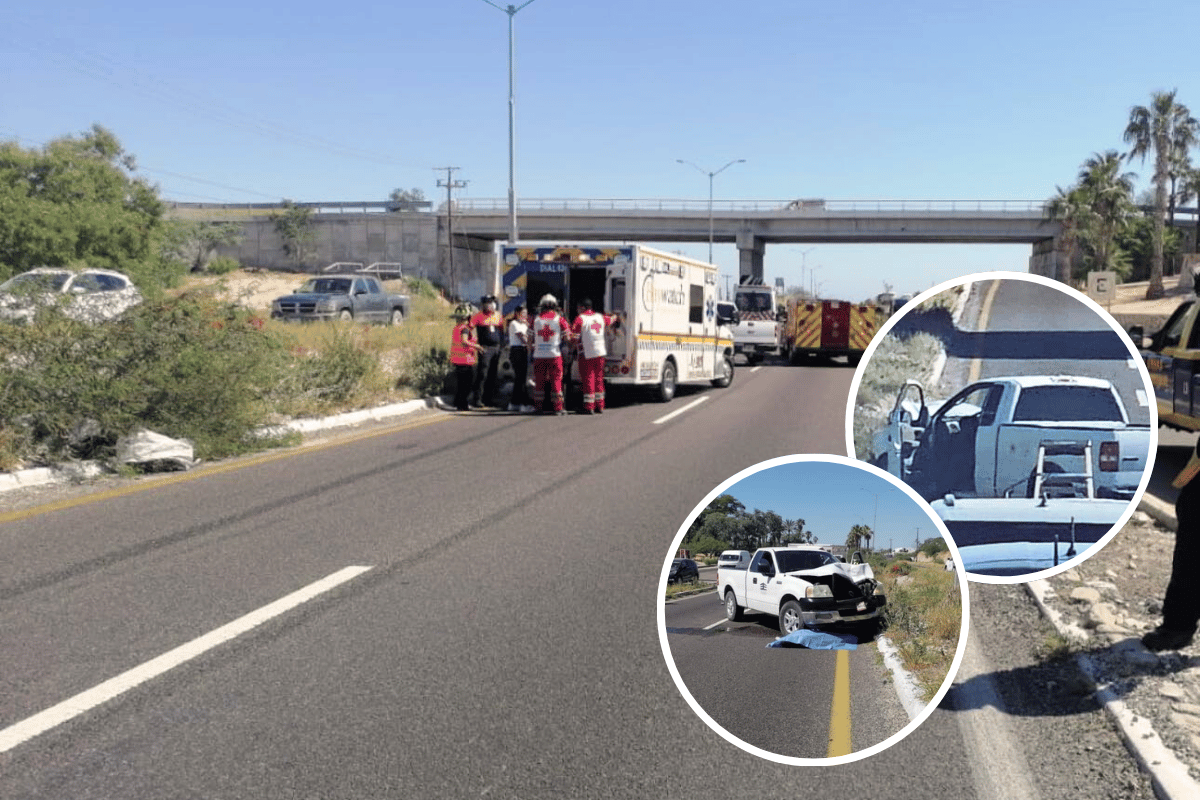 Accidente deja un hombre sin vida en Los Cabos.