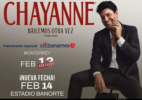 Chayanne confirma segunda fecha en Monterrey