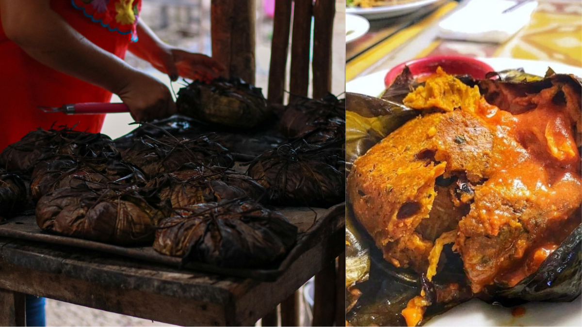 Esta comida toma su nombre de la forma en que cocina Foto: Yucatán Turismo