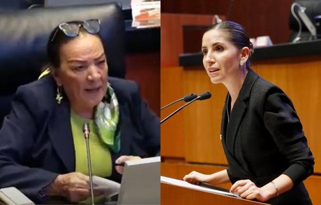 (VIDEO) Así fue el pleito entre Lucía Trasviña y Susana Zatarain en el Senado