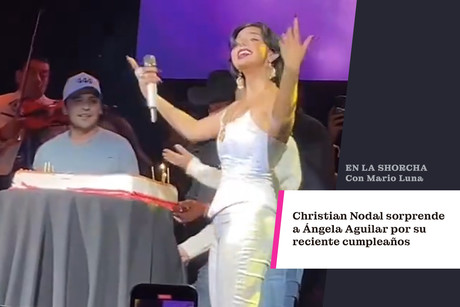 Christian Nodal sorprende a Ángela Aguilar con su reciente cumpleaños (VIDEO)