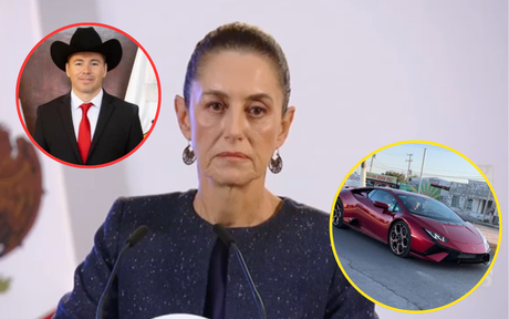 Claudia Sheinbaum rompe el silencio sobre el Lamborghini del Diputado de la 4T