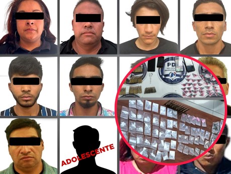 Golpe a la delincuencia: Detienen a 12 miembros de células delictivas en Edomex