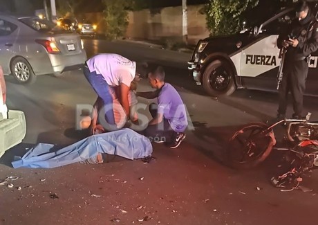 Muere menor tras chocar con su motocicleta al sur de Monterrey