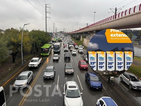 Lluvia en Nuevo León: ¿Cuándo vuelve el sol a Monterrey?