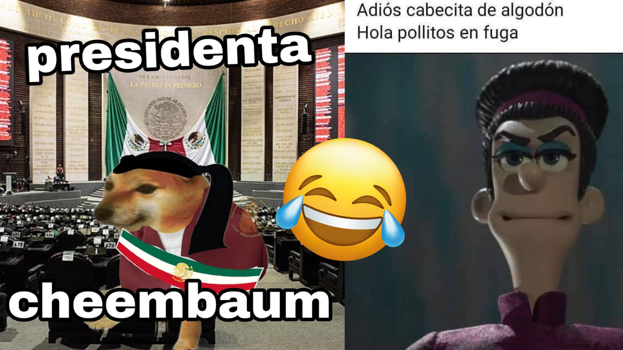 Memes de la toma de protesta de Claudia Sheinbaum / Foto: Redes Sociales