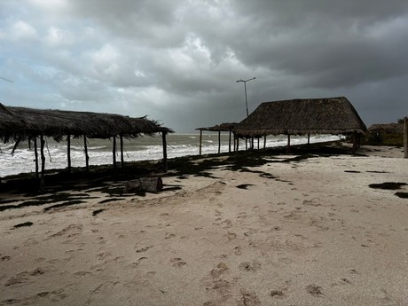 Huracán Milton deja estos daños materiales tras rozar la costa yucateca