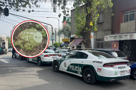 Falsa alarma en la Doctores: hallan réplica de granada