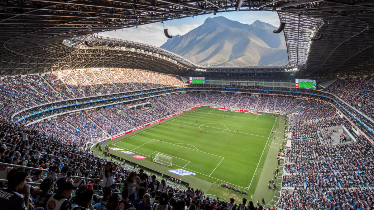 Interior del Estadio BBVA totalmente lleno. Foto: Populous.